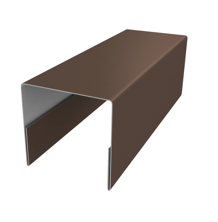 планка заборная 0,45x20x22x17x2000 RAL8017 шоколадно-коричневый арт.1248948